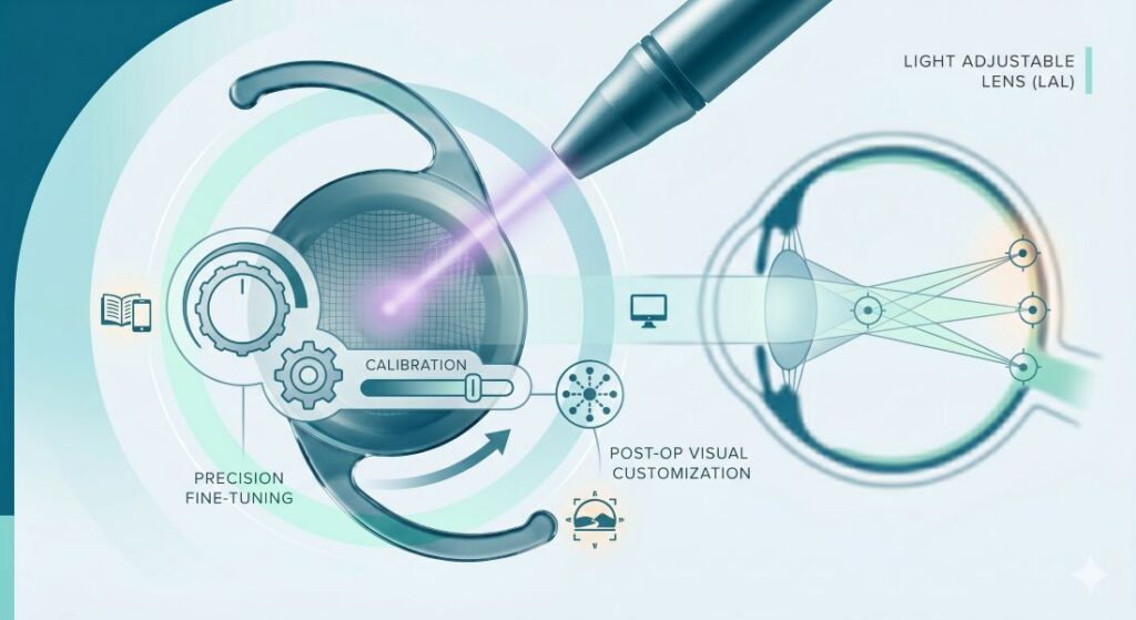 Light Adjustable Lens (LAL) Diagram - Better Eyes Las Vegas
